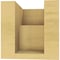 Ekena Millwork 4"W x 4"D x 4"H Wide Chapel Hill Rough Cedar Woodgrain TimberThane Corbel, Primed Tan CORUR04X04X04CHPRCPR - alternate 6
